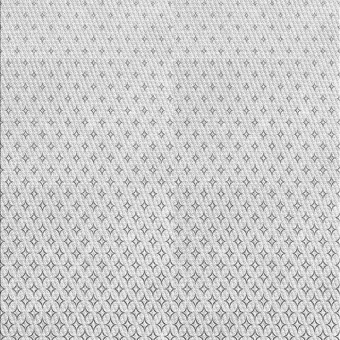 Patterned Off-White Novelty Rug, pat3447