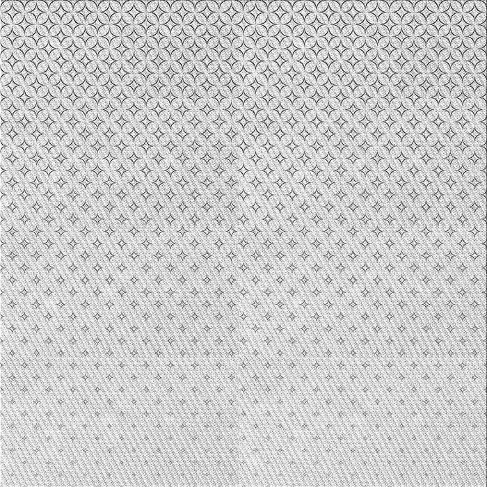 Sideview of Machine Washable Transitional White Smoke Rug, wshpat3447