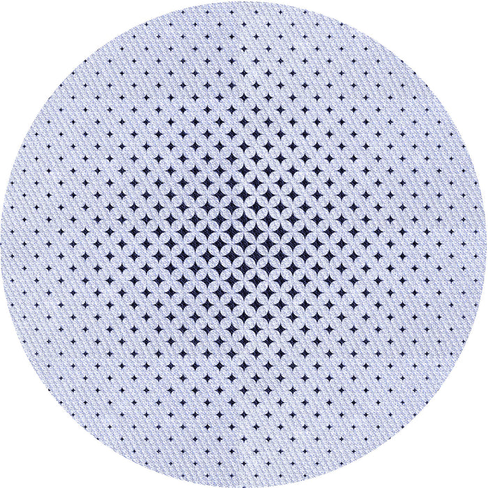 Square Patterned Lavender Blue Rug, pat3448blu