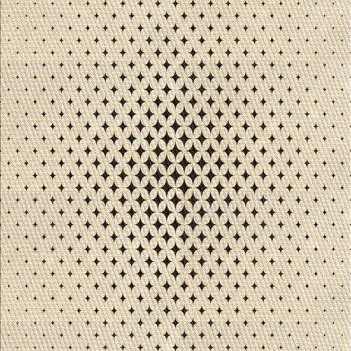 Machine Washable Transitional Moccasin Beige Rug, wshpat3448brn