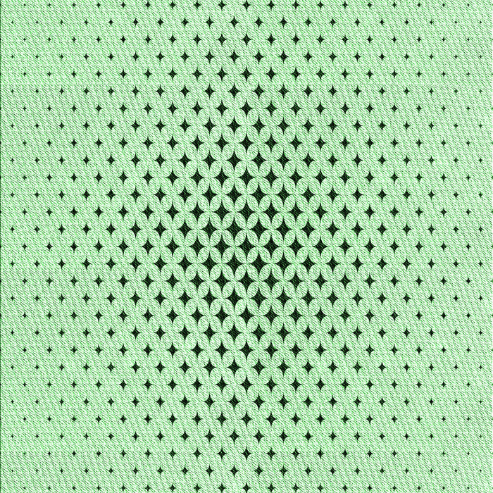 Machine Washable Transitional Mint Green Rug, wshpat3448grn