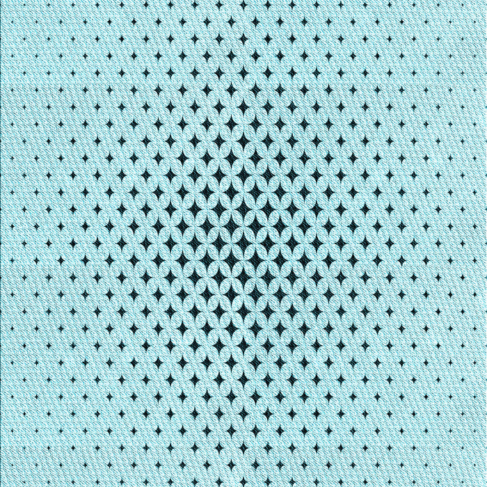 Patterned Electric Blue Rug, pat3448lblu