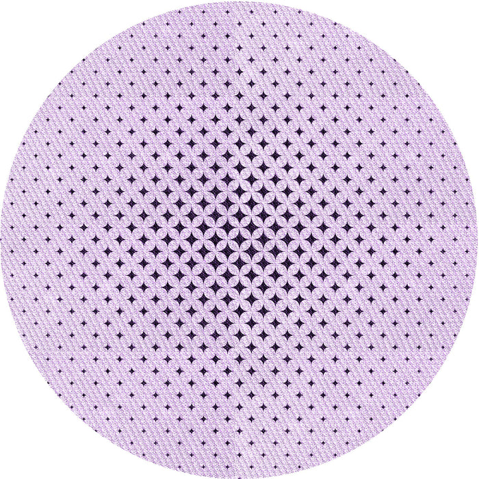 Square Patterned Orchid Purple Rug, pat3448pur