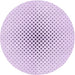 Square Patterned Orchid Purple Rug, pat3448pur