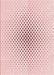 Machine Washable Transitional Pink Rug, wshpat3448rd