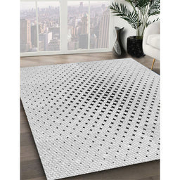 Patterned Off-White Novelty Rug in Family Room, pat3448