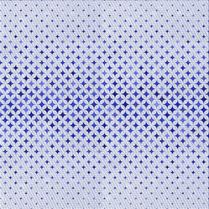 Round Patterned Lavender Blue Rug, pat3449blu