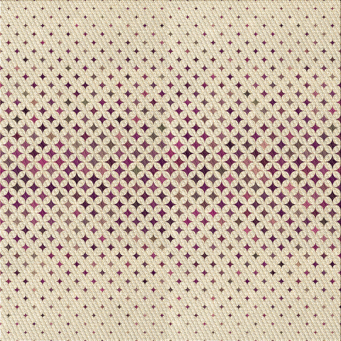 Round Machine Washable Transitional Light Copper Gold Rug, wshpat3449brn