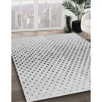 Patterned Platinum Gray Rug, pat3449gry