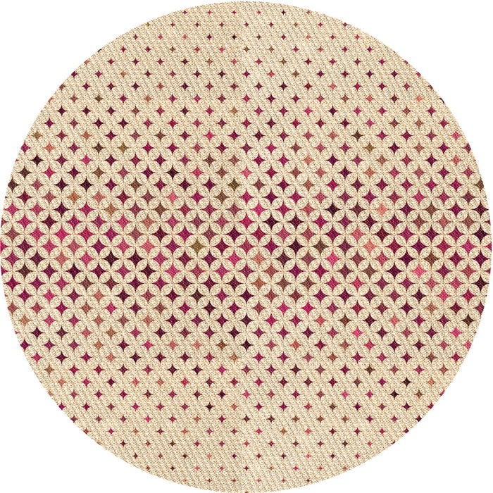 Square Machine Washable Transitional Sunrise Orange Rug in a Living Room, wshpat3449org