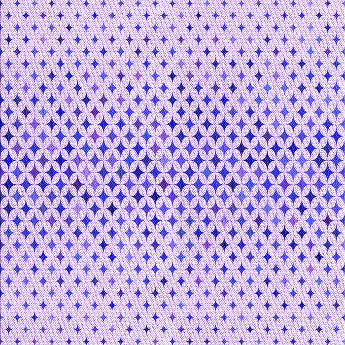 Machine Washable Transitional Purple Mimosa Purple Rug, wshpat3449pur