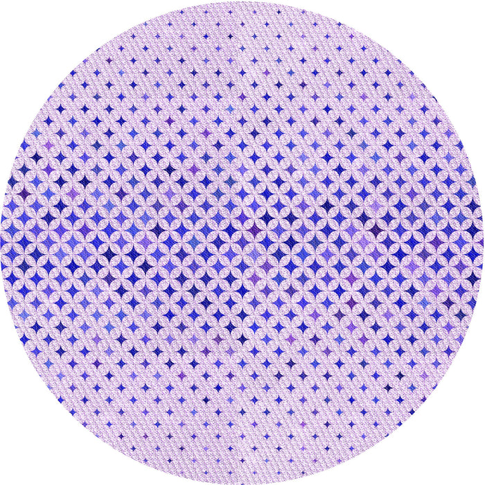 Square Patterned Purple Mimosa Purple Rug, pat3449pur