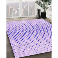 Patterned Purple Mimosa Purple Rug, pat3449pur