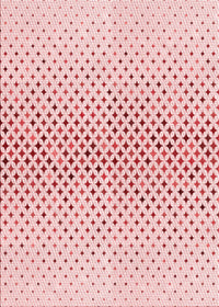 Machine Washable Transitional Light Rose Pink Rug, wshpat3449rd