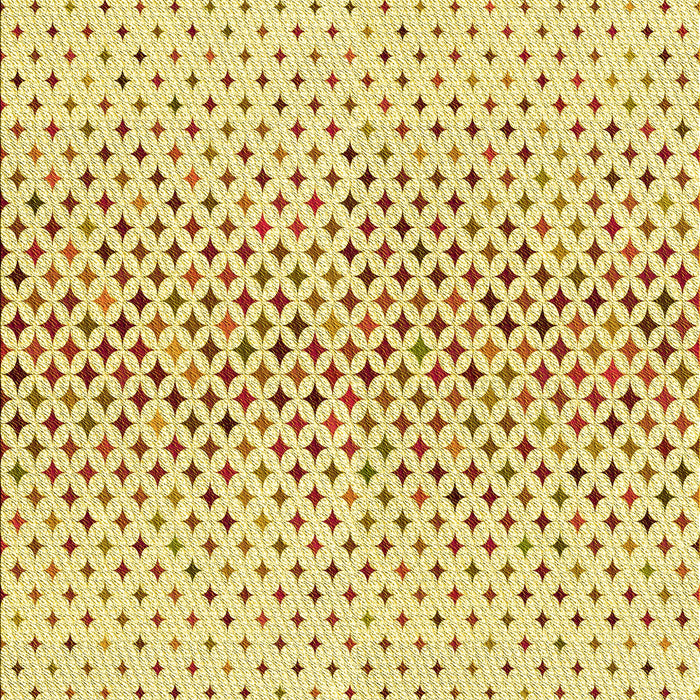 Machine Washable Transitional Sun Yellow Rug, wshpat3449yw