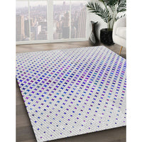 Patterned Lavender Purple Novelty Rug, pat3449