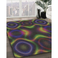 Patterned Sandstone Brown Novelty Rug, pat344