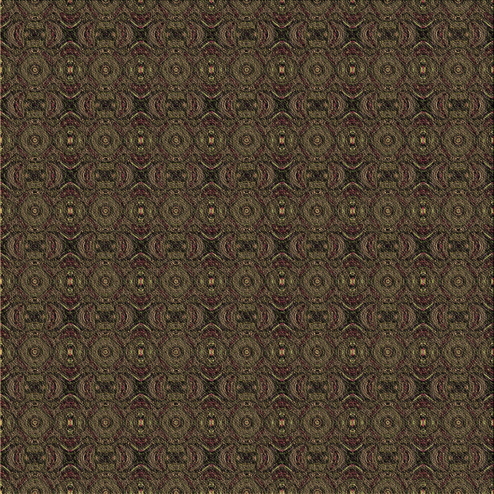 Round Patterned Oak Brown Rug, pat345brn