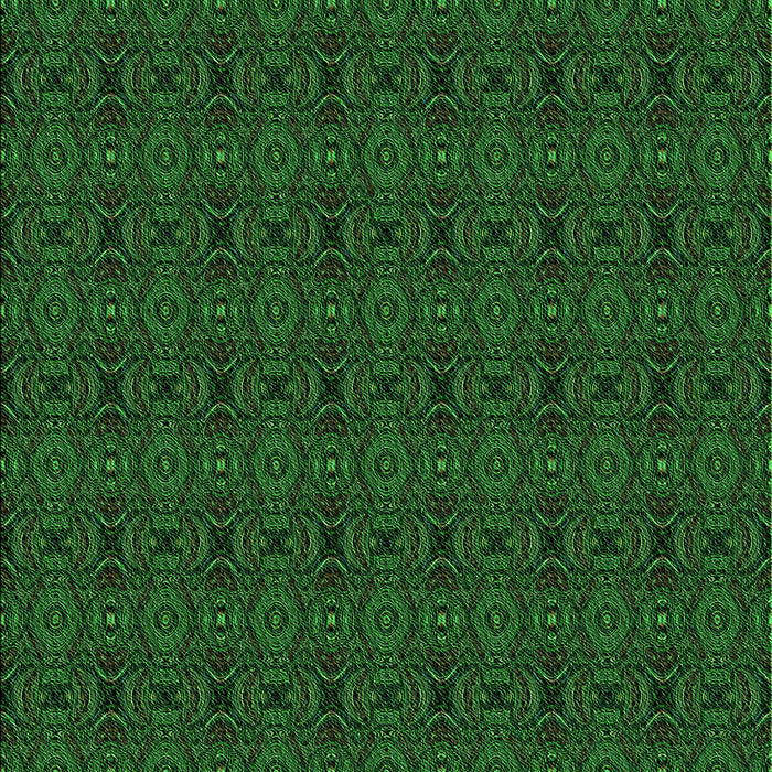 Machine Washable Transitional Dark Forest Green Rug, wshpat345grn