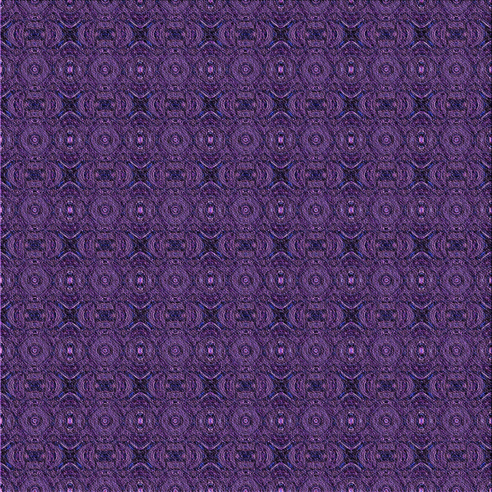 Round Patterned Purple Violet Purple Rug, pat345pur