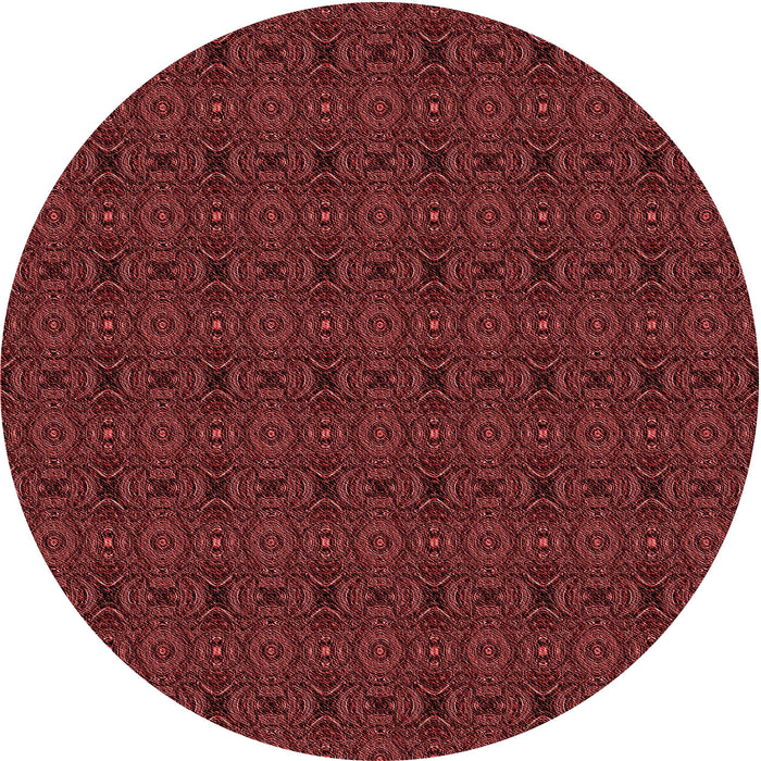 Square Patterned Red Rug, pat345rd