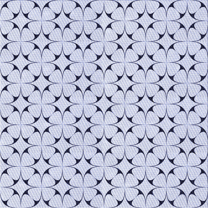 Round Patterned Lavender Blue Rug, pat3450blu