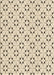 Patterned Moccasin Beige Rug, pat3450brn