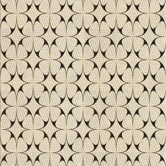 Patterned Moccasin Beige Rug, pat3450brn
