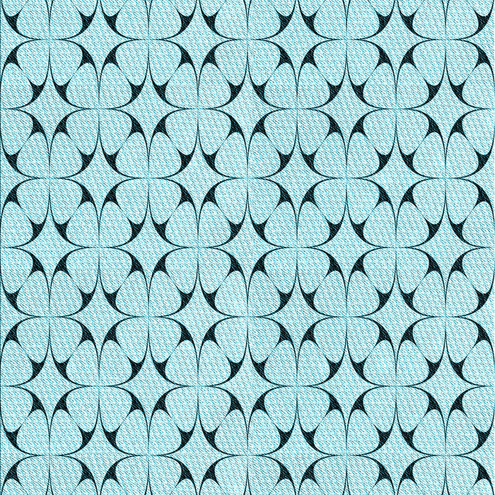 Patterned Electric Blue Rug, pat3450lblu