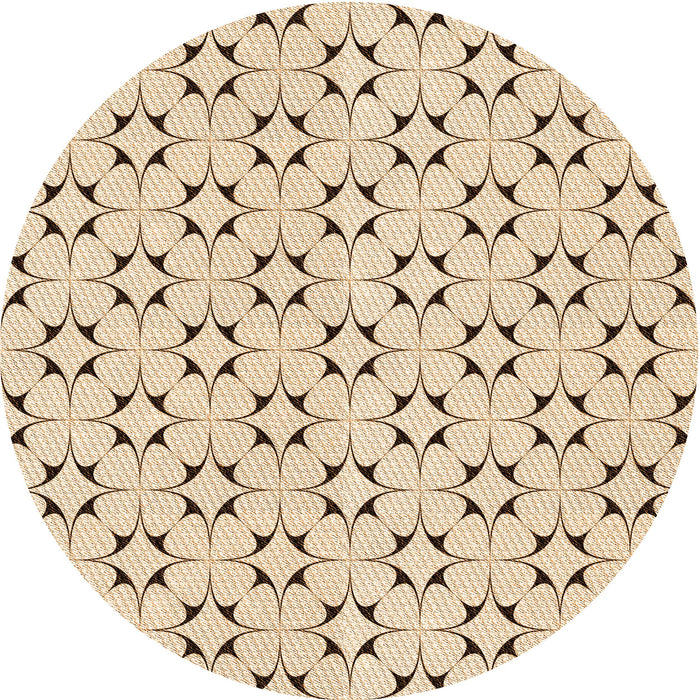 Square Machine Washable Transitional Bronze Brown Rug in a Living Room, wshpat3450org