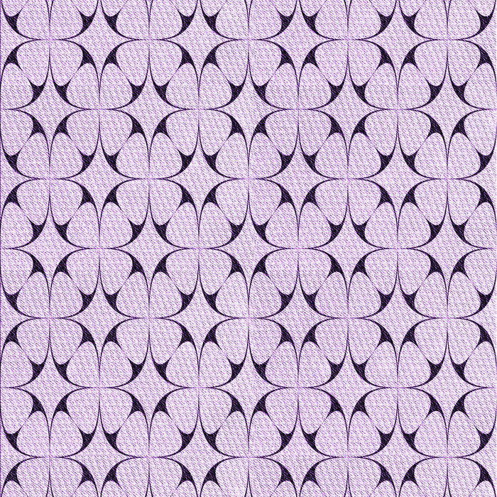 Patterned Lilac Purple Rug, pat3450pur