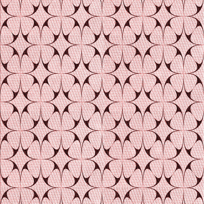 Patterned Pink Rug, pat3450rd