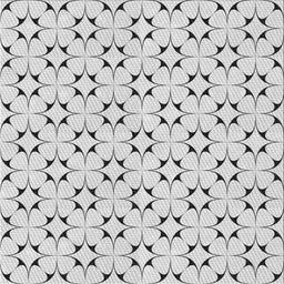 Square Patterned Gray Novelty Rug, pat3450