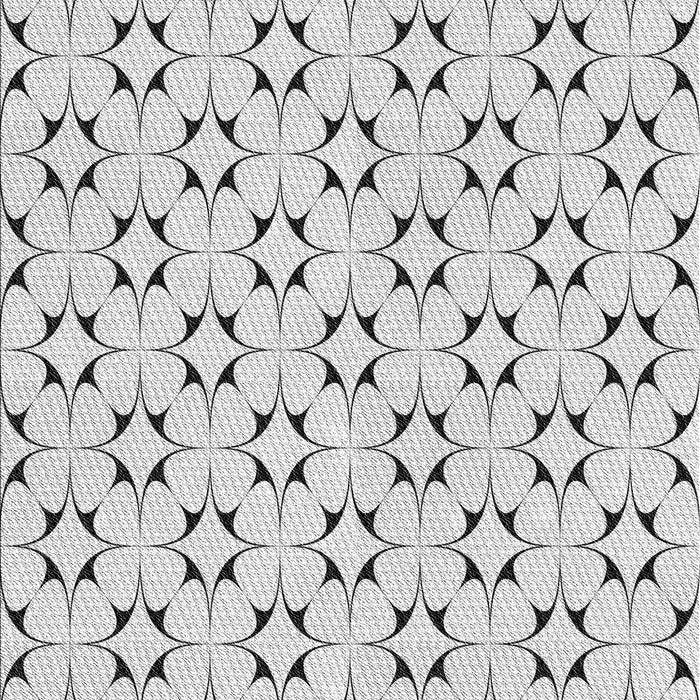 Patterned Gray Novelty Rug, pat3450