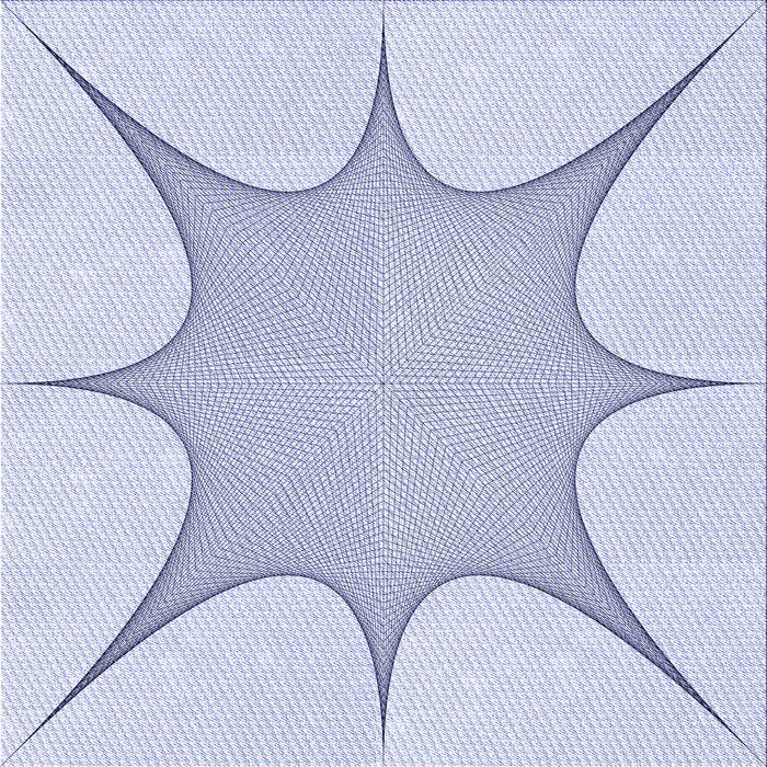 Round Patterned Lavender Blue Rug, pat3451blu