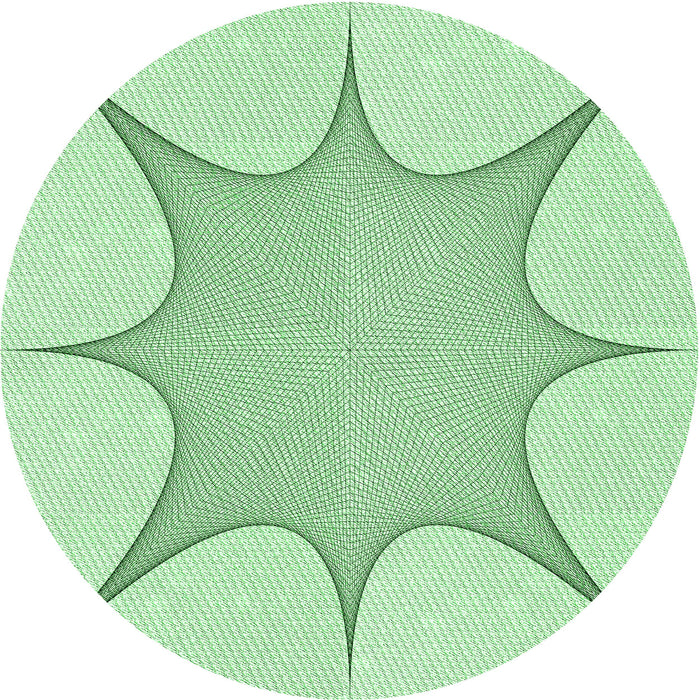 Square Patterned Mint Green Rug, pat3451grn