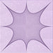Round Patterned Bright Lilac Purple Rug, pat3451pur
