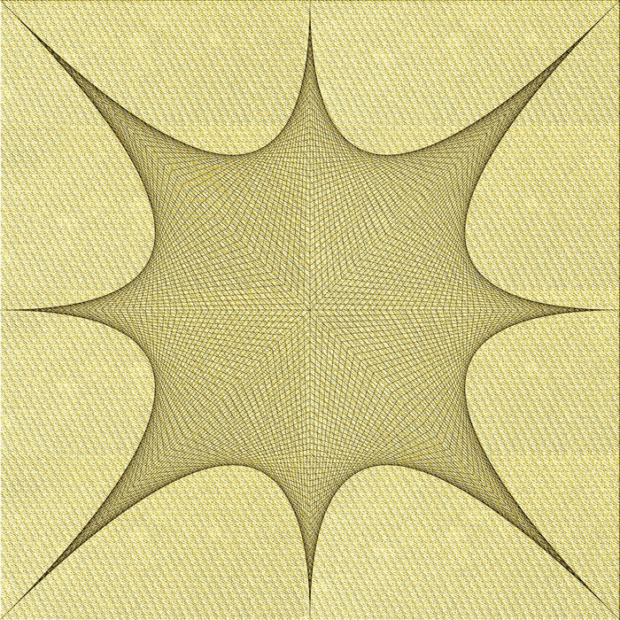 Round Patterned Sun Yellow Rug, pat3451yw