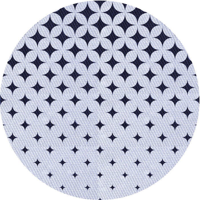 Square Patterned Lavender Blue Rug, pat3452blu
