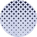 Square Patterned Lavender Blue Rug, pat3452blu