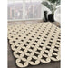 Machine Washable Transitional Moccasin Beige Rug in a Family Room, wshpat3452brn