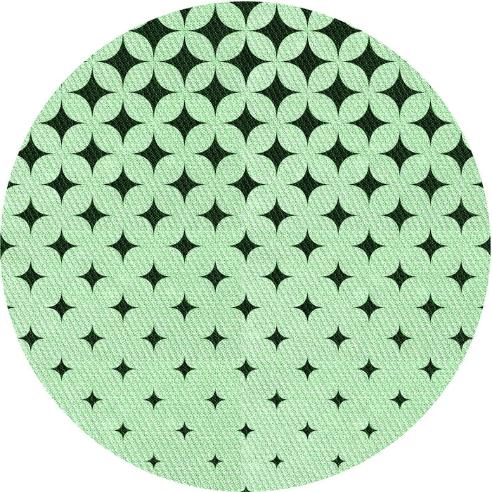 Square Machine Washable Transitional Mint Green Rug in a Living Room, wshpat3452grn