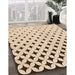 Machine Washable Transitional Copper Brown Rug in a Family Room, wshpat3452org