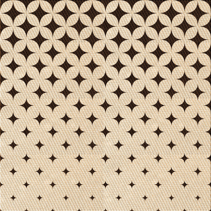 Round Machine Washable Transitional Copper Brown Rug, wshpat3452org