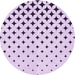 Square Machine Washable Transitional Lilac Purple Rug in a Living Room, wshpat3452pur