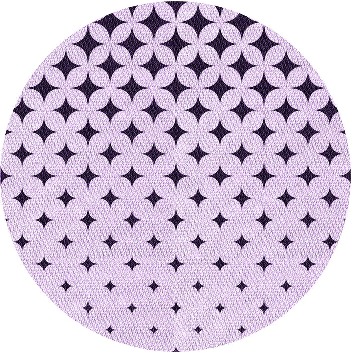 Square Patterned Lilac Purple Rug, pat3452pur