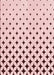 Machine Washable Transitional Pink Rug, wshpat3452rd