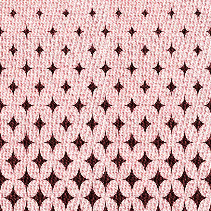 Machine Washable Transitional Pink Rug, wshpat3452rd