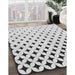 Patterned Off-White Novelty Rug in Family Room, pat3452