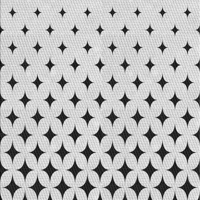 Machine Washable Transitional White Smoke Rug, wshpat3452